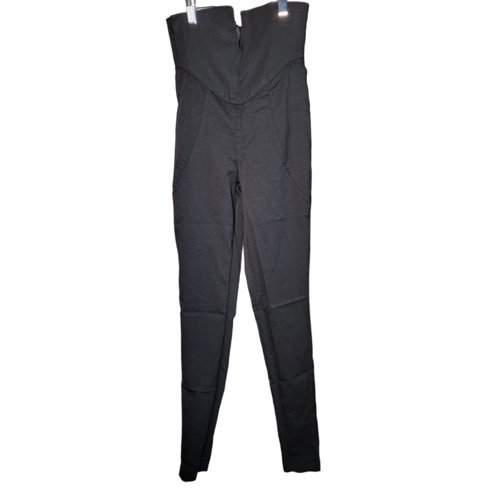 Anomal Couture Black Slim Fit High Waist Pants Trousers Size S - Picture 4 of 12